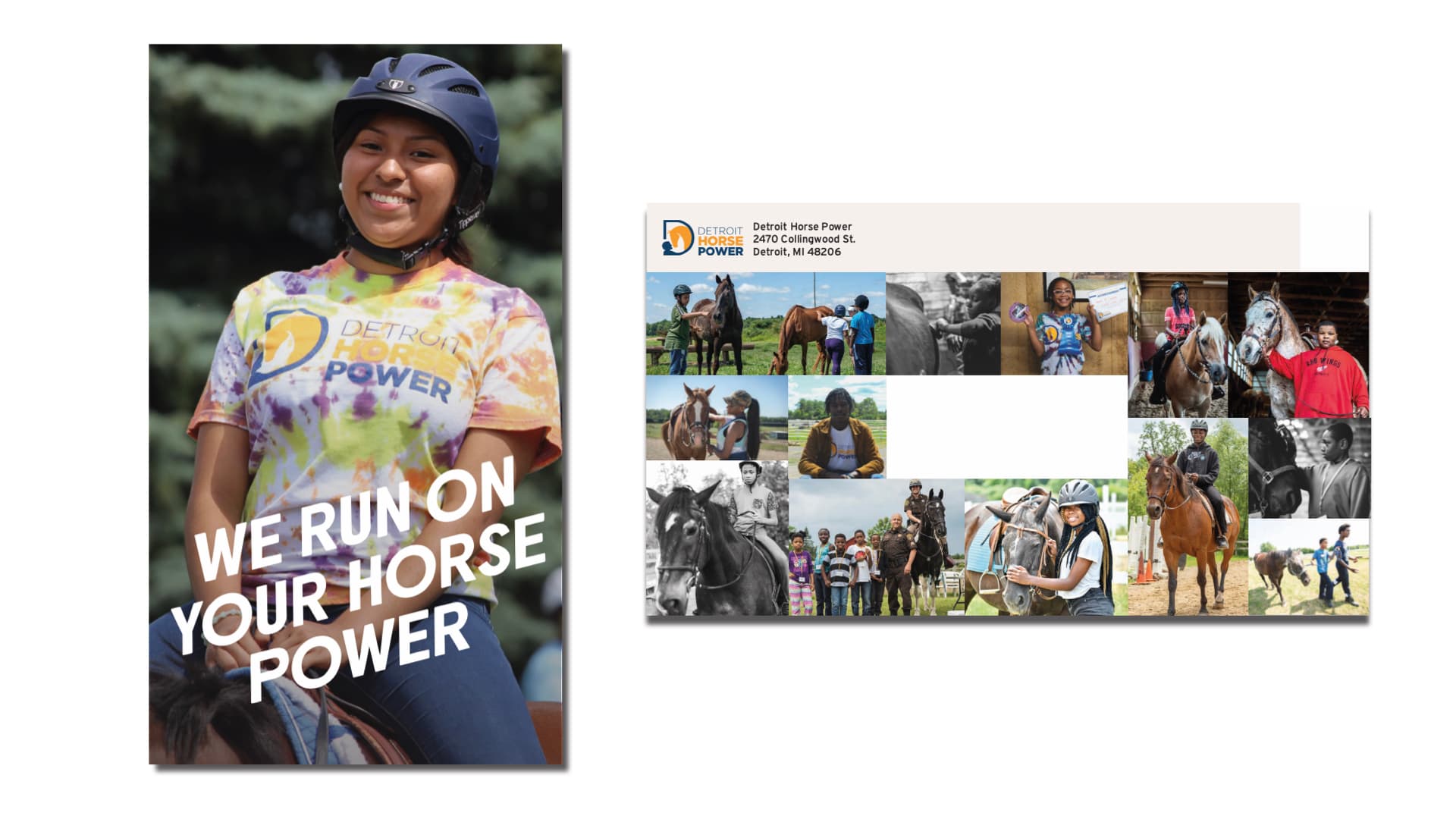 Detroit Horse Power mailing front and back cover