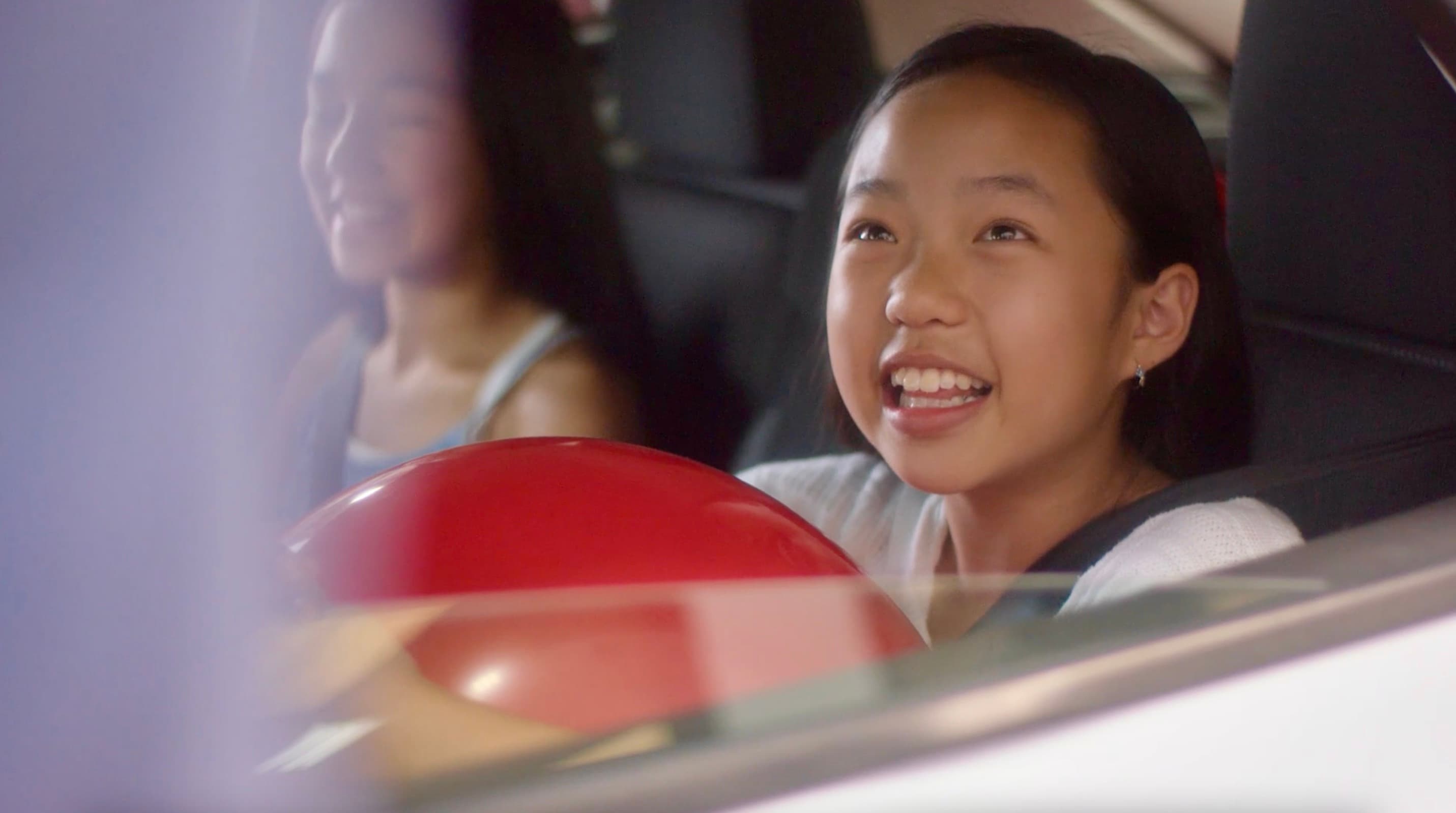 Screenshot of girl in anthem video